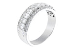 Allison Kaufman Diamond Wedding Band in 14K White Gold, 1.50 ctw (W2511), alternate view