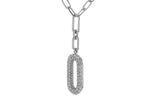 Allison Kaufman Diamond Necklace in 14K White Gold, 0.96 ctw, alternate view