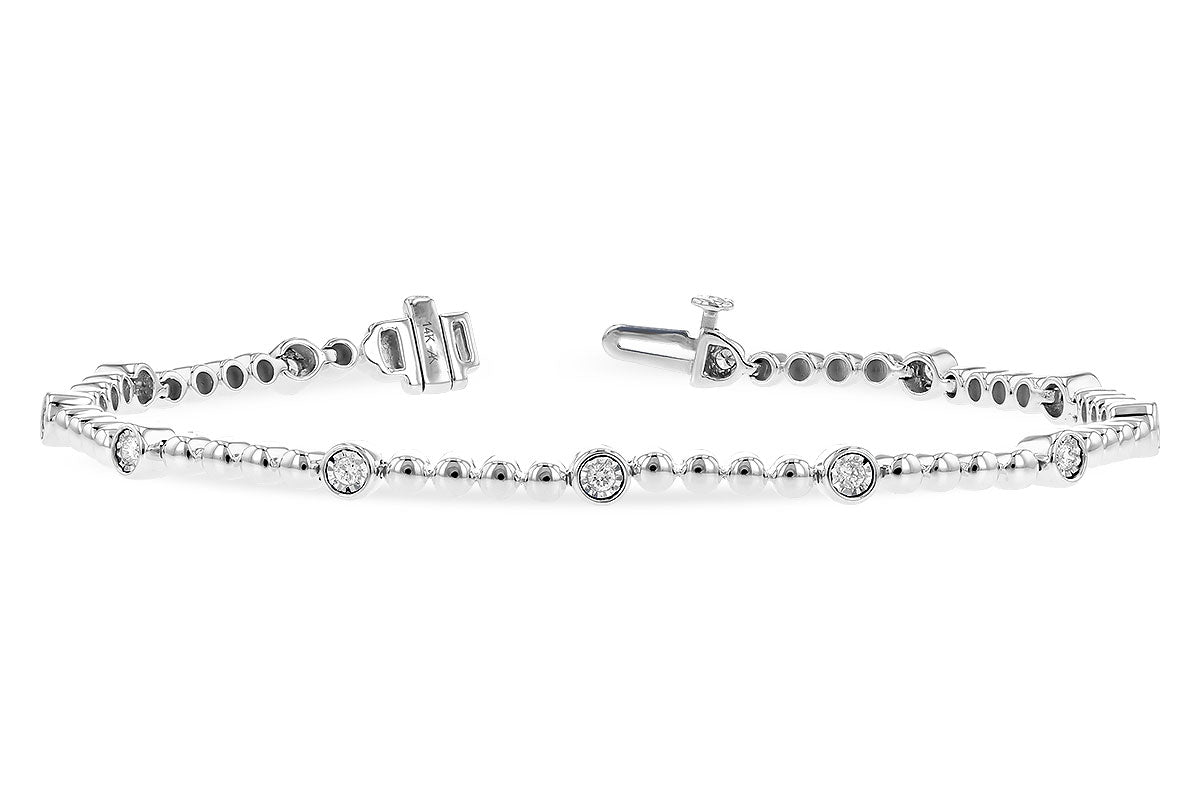 Allison Kaufman Diamond Bracelet in 14K White Gold, 0.25 ctw (B1305)