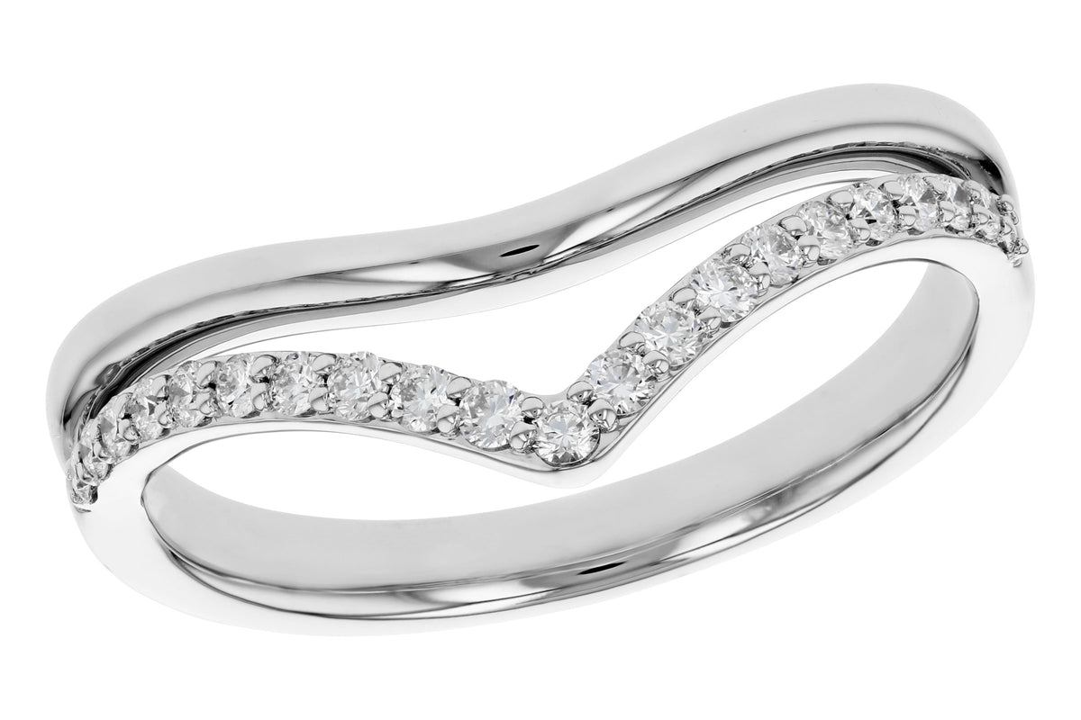 Allison Kaufman Diamond Band Enhancer in 14K White Gold, 0.20 ctw (W2766)