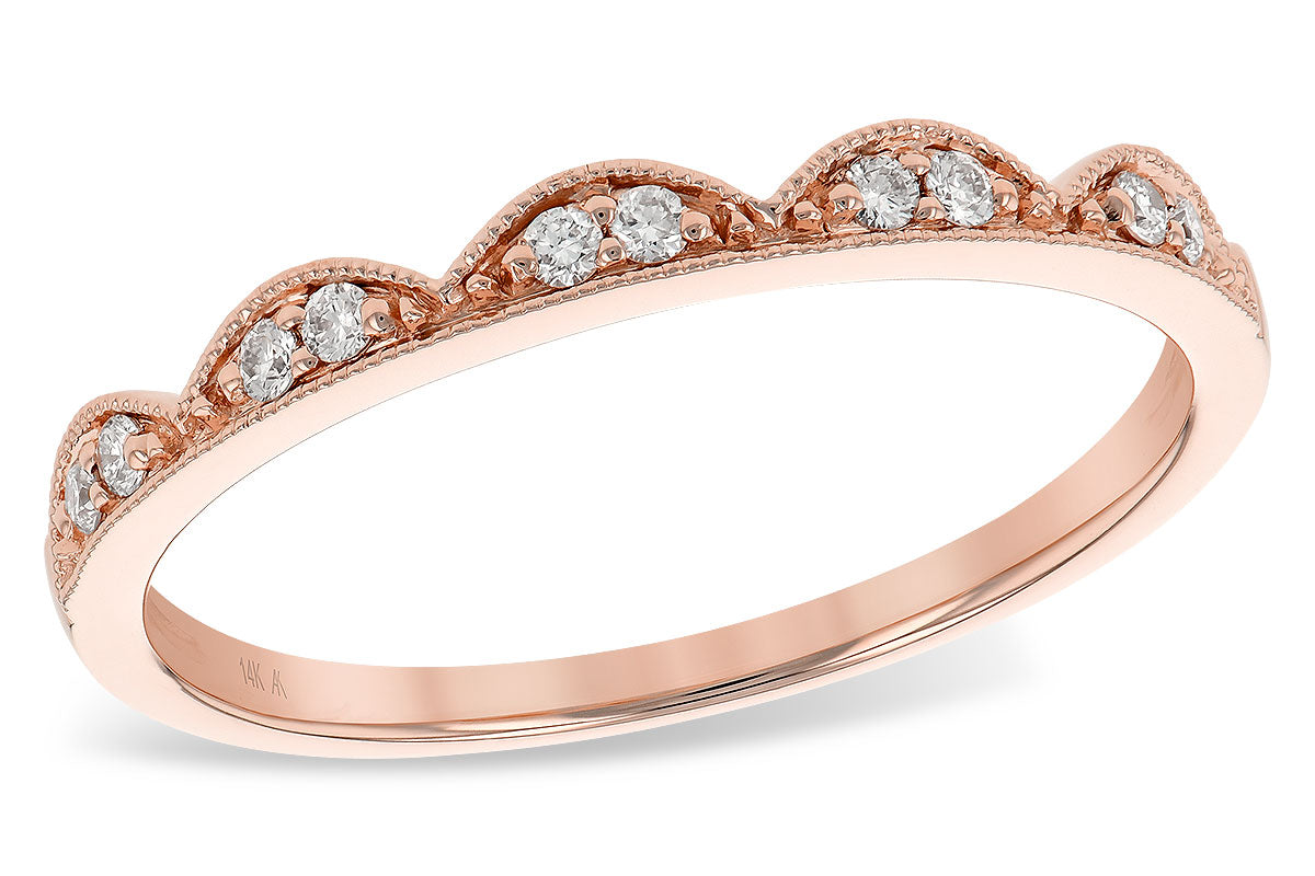 Allison Kaufman Diamond Band Enhancer in 14K Rose Gold, 0.09 ctw (W2359)