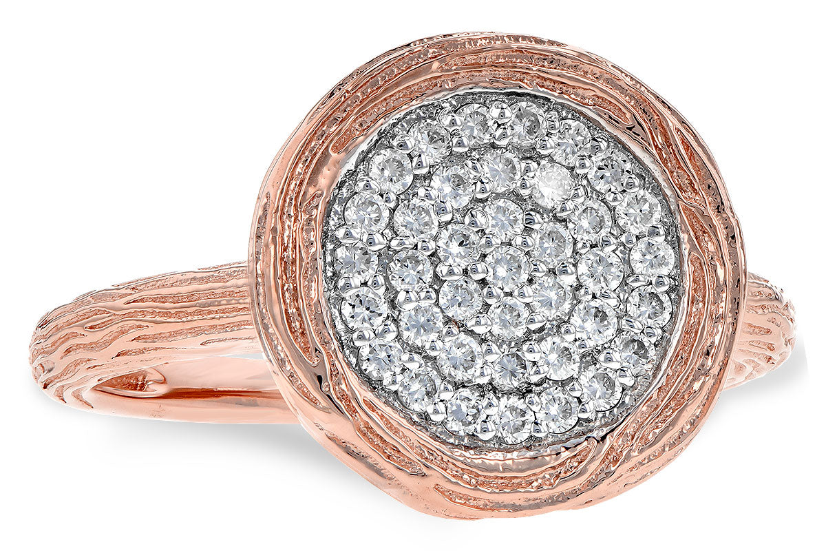 Allison Kaufman Diamond Ring in 14K Rose Gold, 0.28 ctw