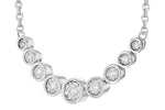 Allison Kaufman Diamond Necklace in 14K White Gold, 0.25 ctw (N8119), alternate view