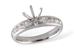 Allison Kaufman Diamond Engagement Ring Semi-Mount in 14K White Gold, 0.62 ctw (LR111-62)