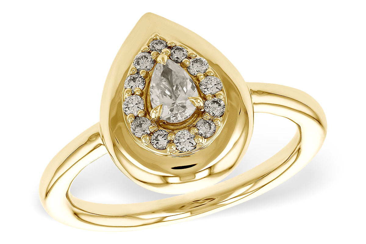 Allison Kaufman Diamond Ring in 14K Yellow Gold, 0.36 ctw