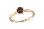 Allison Kaufman Brown Diamond Ring in 14K Yellow Gold, 0.08 ctw