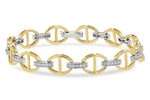 Allison Kaufman Diamond Bracelet in 14K Yellow & White Gold, 0.76 ctw
