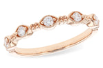 Allison Kaufman Diamond Wedding Band in 14K Rose Gold, 0.20 ctw (W2525)