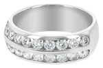 Allison Kaufman Diamond Wedding Band in 14K White Gold, 1.00 ctw (WR135-1), alternate view