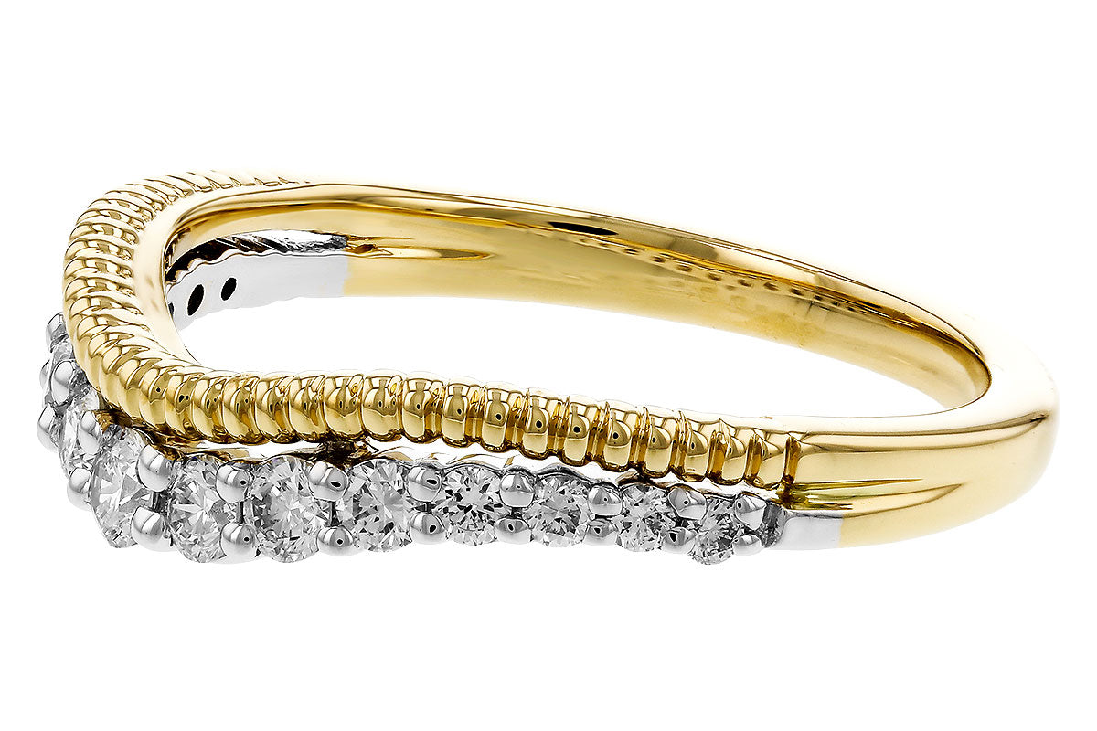 Allison Kaufman Diamond Band Enhancer in 14K Yellow & White Gold, 0.30 ctw (W2535), alternate view