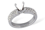 Allison Kaufman Diamond Engagement Ring Semi-Mount in 14K White Gold, 0.67 ctw (LR121-67)