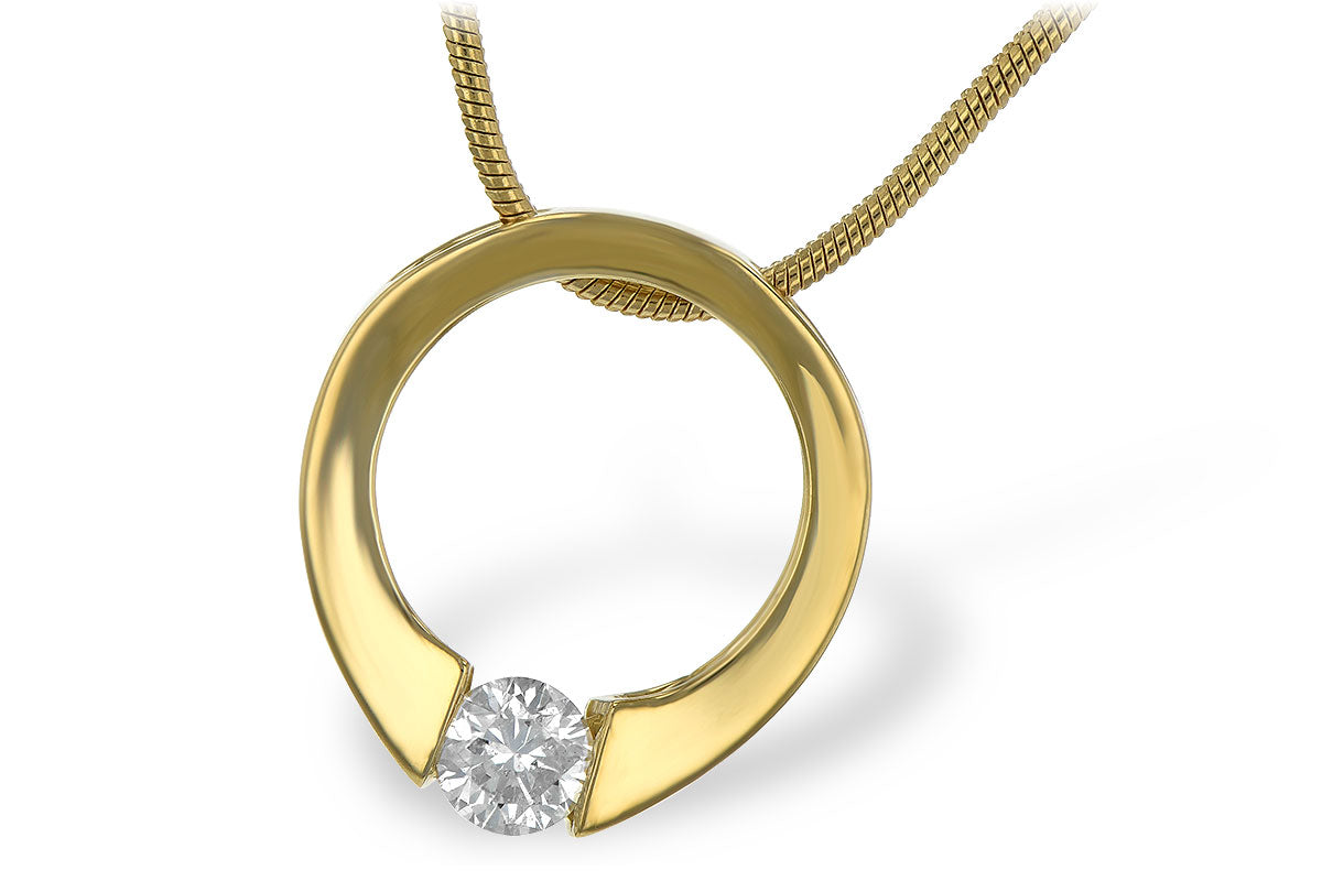 Allison Kaufman Diamond Necklace in 14K Yellow Gold, 0.27 ctw (N7120)