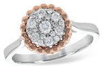 Allison Kaufman Diamond Ring in 14K Two-Tone Gold, 0.33 ctw (D5739)