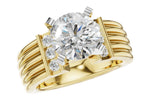 Allison Kaufman Diamond Engagement Ring Semi-Mount in 14K Yellow Gold, 0.20 ctw (L7939)
