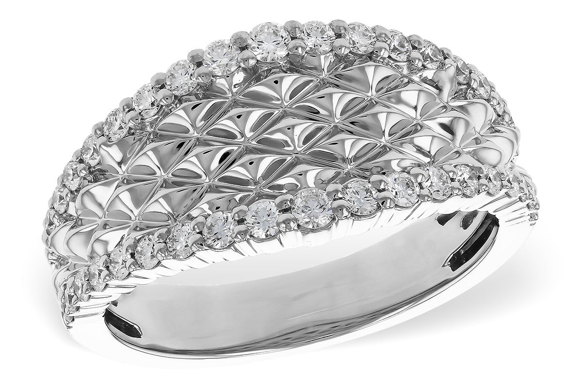Allison Kaufman Diamond Wedding Band in 14K White Gold, 0.50 ctw (W2712)