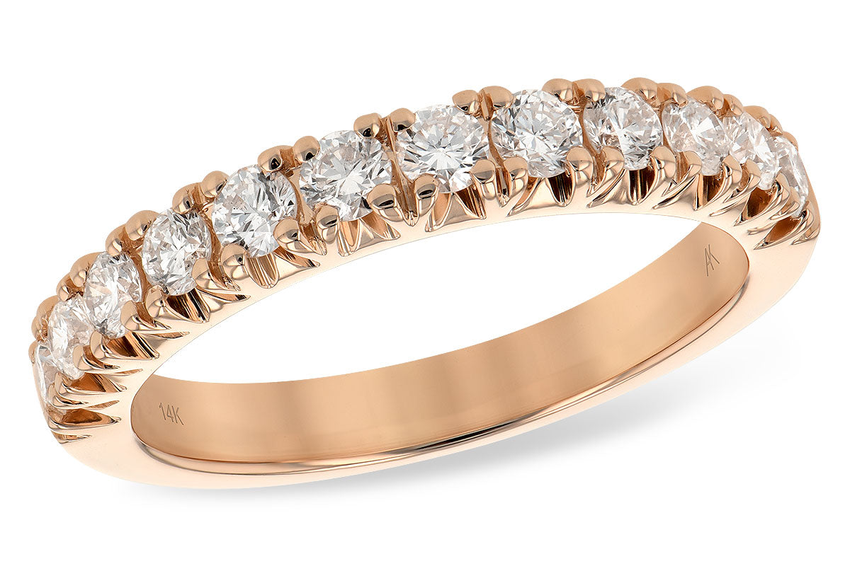 Allison Kaufman Diamond Wedding Band in 14K Rose Gold, 0.75 ctw (WR834-75)