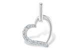Allison Kaufman Diamond Pendant in 14K White Gold, 0.08 ctw (P6475)