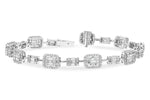 Allison Kaufman Diamond Bracelet in 14K White Gold, 2.55 ctw