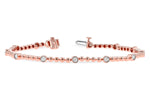 Allison Kaufman Diamond Bracelet in 14K Rose Gold, 0.25 ctw (B1305)