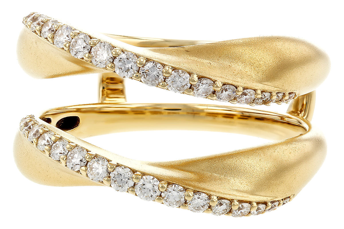 Allison Kaufman Diamond Ring Guard in 14K Yellow Gold, 0.40 ctw, alternate view