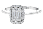 Allison Kaufman Diamond Ring in 14K White Gold, 0.26 ctw (D5813), alternate view