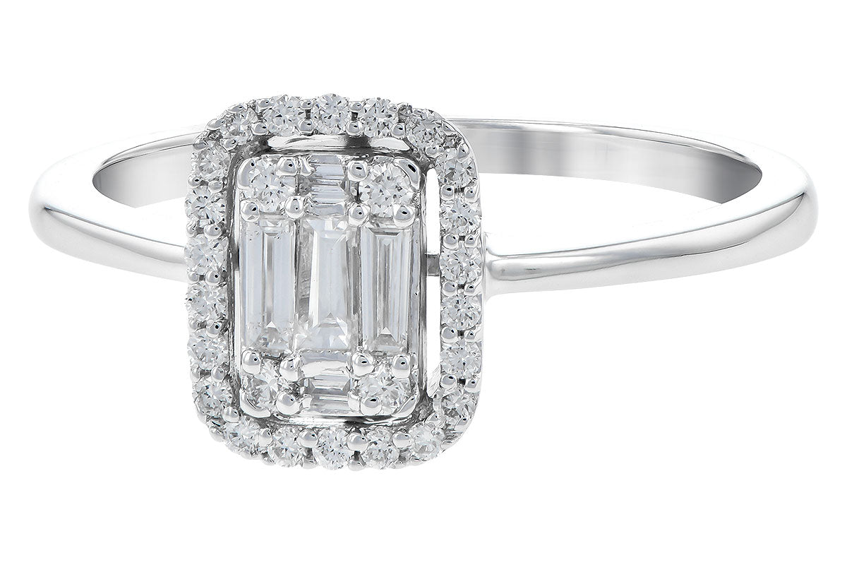 Allison Kaufman Diamond Ring in 14K White Gold, 0.26 ctw (D5813), alternate view
