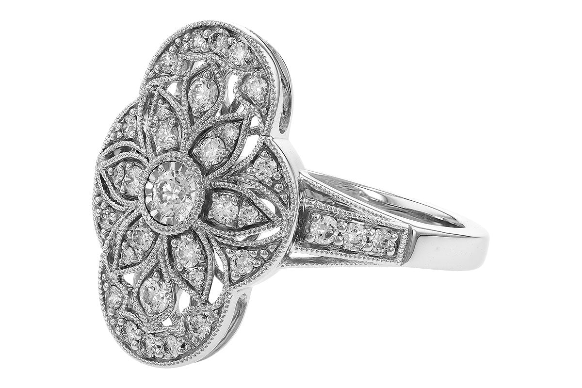 Allison Kaufman Diamond Ring in 14K White Gold, 0.40 ctw, alternate view
