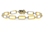 Allison Kaufman Diamond Bracelet in 14K Yellow Gold, 0.25 ctw (B1242)