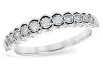 Allison Kaufman Diamond Wedding Band in 14K White Gold, 0.15 ctw (W2330)