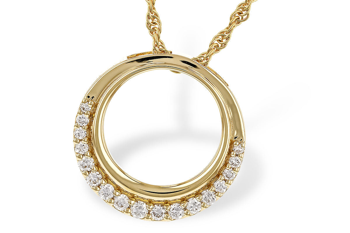 Allison Kaufman Diamond Necklace in 14K Yellow Gold, 0.20 ctw (N8678)