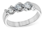 Allison Kaufman Diamond Wedding Band in 14K White Gold, 0.50 ctw (WR117-50)