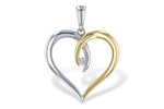 Allison Kaufman Diamond Pendant in 14K Yellow & White Gold, 0.03 ctw