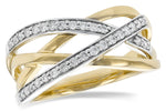Allison Kaufman Diamond Wedding Band in 14K Yellow Gold, 0.25 ctw (W2349)