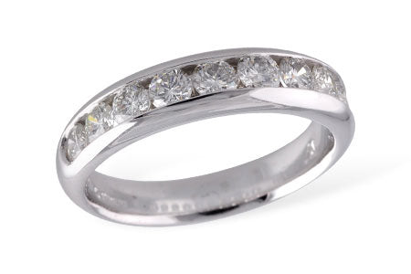 Allison Kaufman Diamond Wedding Band in Platinum, 1.00 ctw