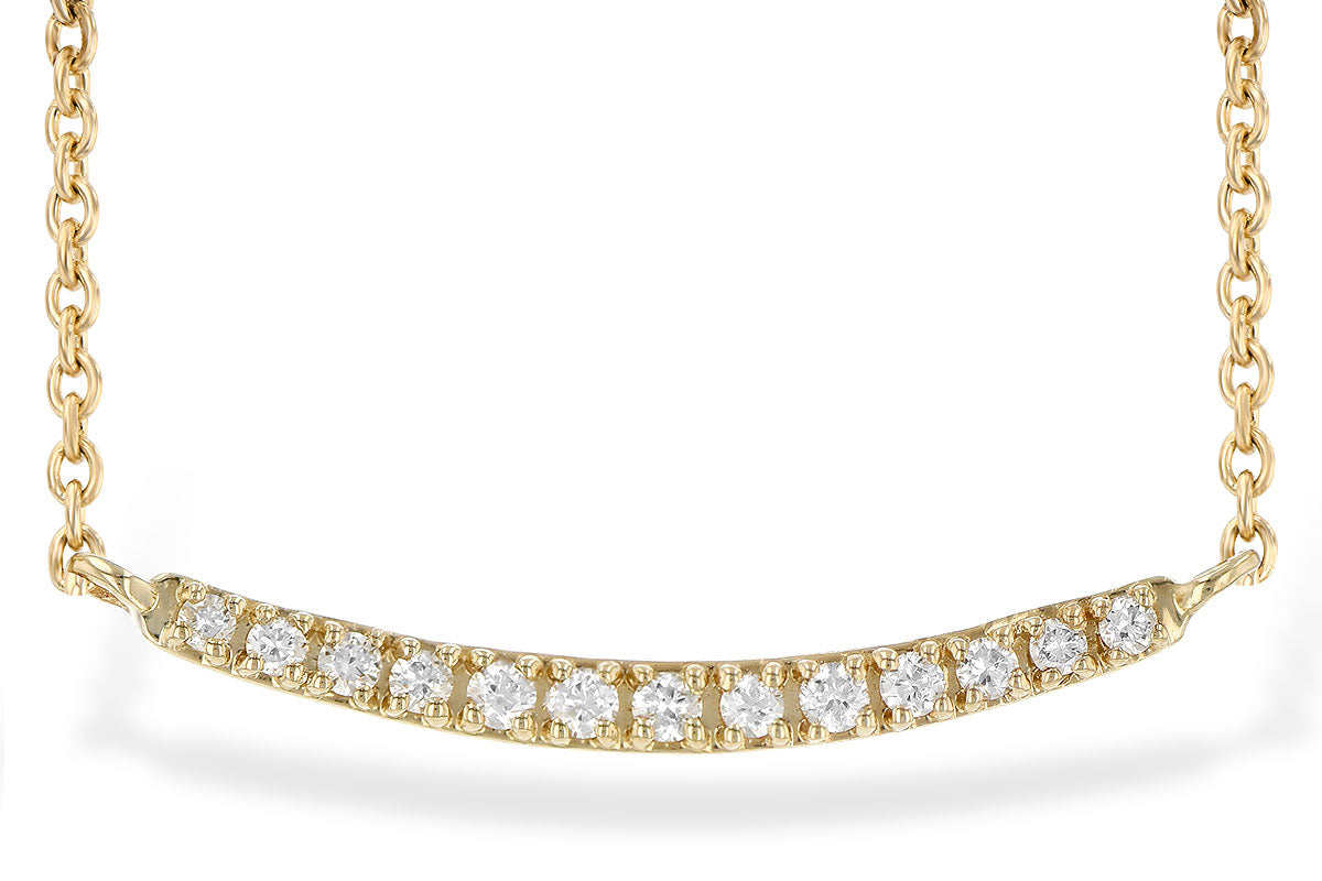 Allison Kaufman Diamond Necklace in 14K Yellow Gold, 0.10 ctw