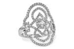 Allison Kaufman Diamond Ring in 14K White Gold, 0.85 ctw
