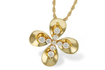 Allison Kaufman Diamond Necklace in 14K Yellow Gold, 0.32 ctw (N8713)