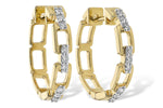 Allison Kaufman Diamond Earrings in 14K Yellow Gold, 0.25 ctw (E1992)