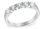 Allison Kaufman Diamond Wedding Band in 14K White Gold, 0.75 ctw (WR125-75)
