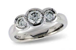 Allison Kaufman Diamond Wedding Band in 14K White Gold, 1.00 ctw (T8377)