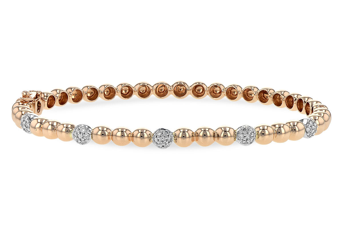 Allison Kaufman Diamond Bracelet in 14K Rose Gold, 0.27 ctw