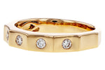 Allison Kaufman Diamond Wedding Band in 14K Yellow Gold, 0.20 ctw, alternate view