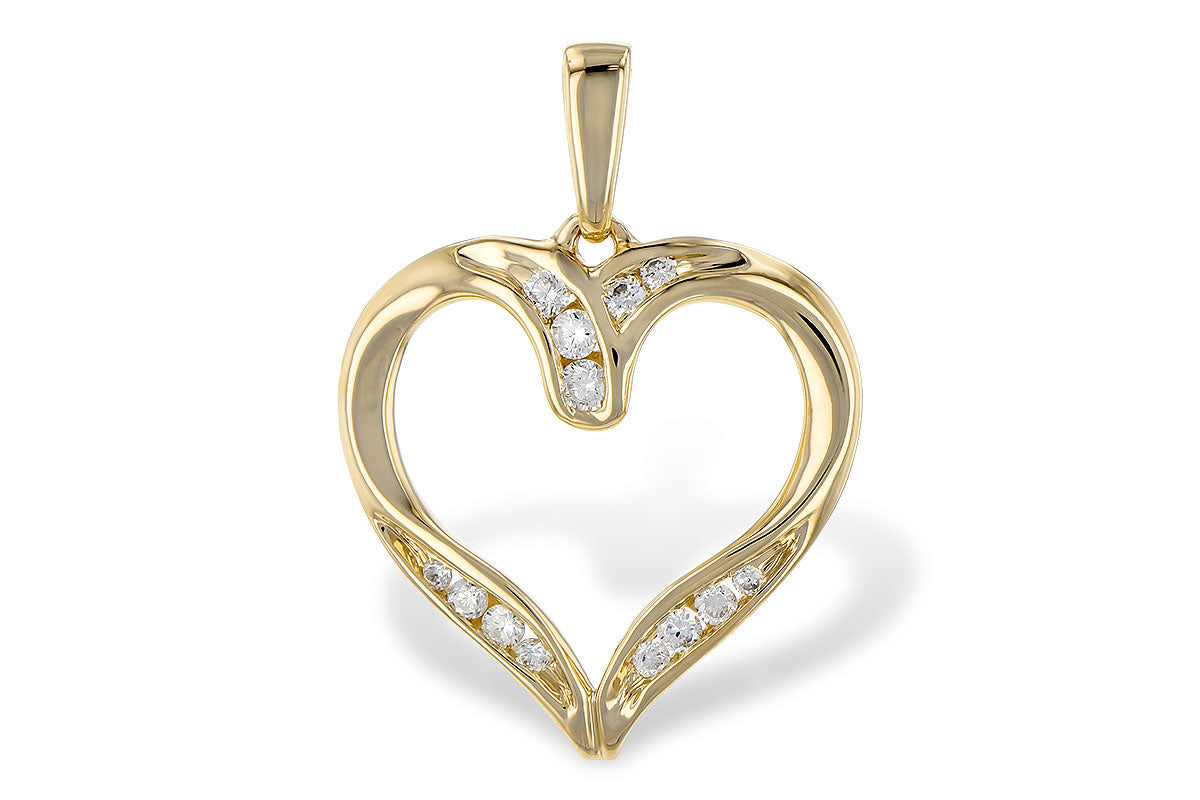Allison Kaufman Diamond Pendant in 14K Yellow Gold, 0.10 ctw (P6521)