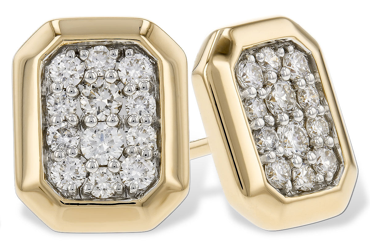 Allison Kaufman Diamond Earrings in 14K Yellow Gold, 0.38 ctw (E2330)
