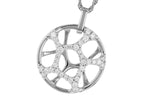 Allison Kaufman Diamond Necklace in 14K White Gold, 0.46 ctw