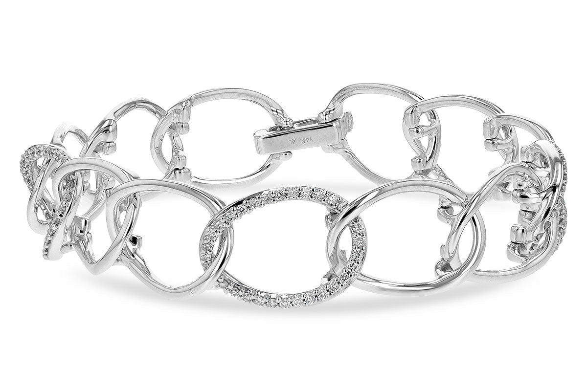 Allison Kaufman Diamond Bracelet in 14K White Gold, 0.72 ctw