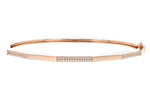 Allison Kaufman Diamond Bangle Bracelet in 14K Rose Gold, 0.26 ctw