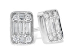 Allison Kaufman Diamond Earrings in 14K White Gold, 0.30 ctw (E2047)