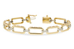 Allison Kaufman Diamond Bracelet in 14K Yellow & White Gold, 0.25 ctw (B1412)