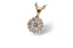 Allison Kaufman Diamond Necklace in 14K Yellow Gold, 0.50 ctw (N7094)